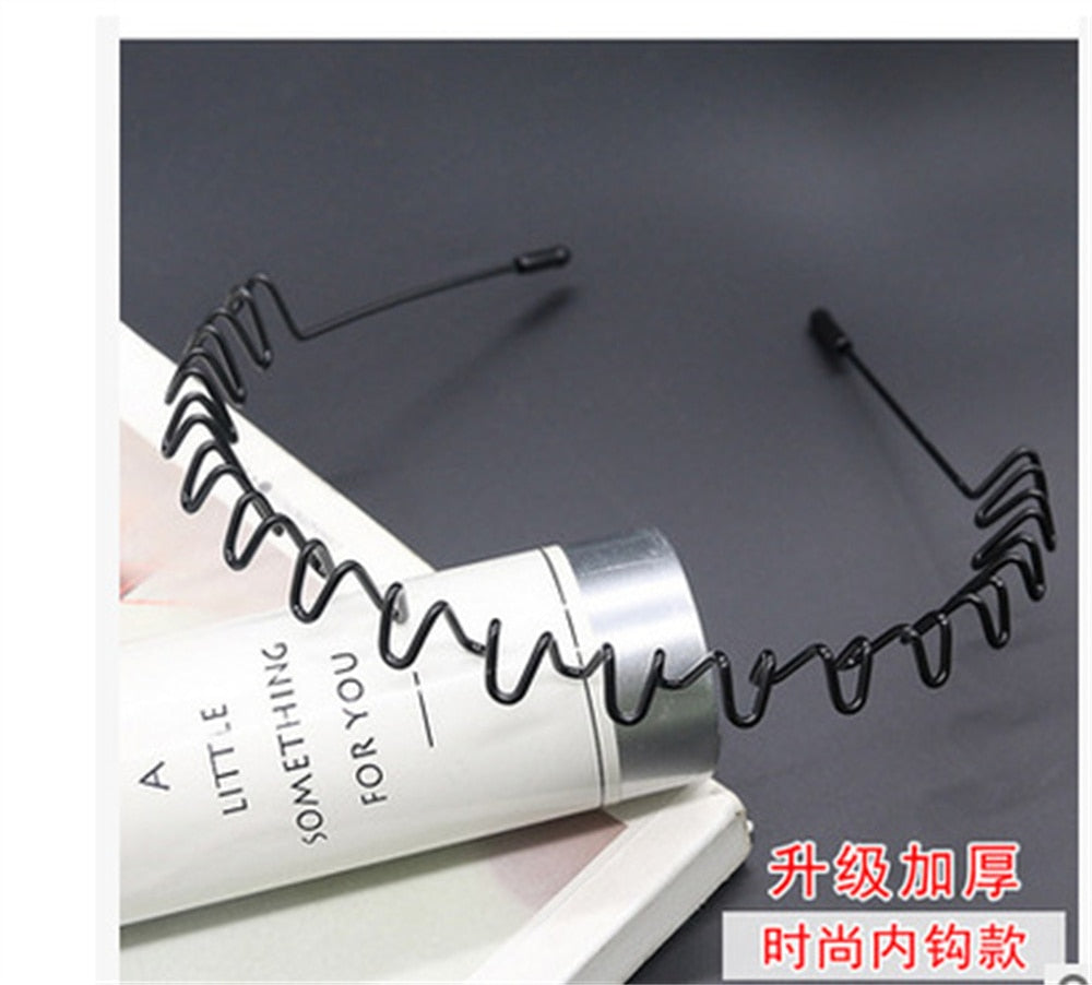 Unisex Metal Wavy Spring Hair