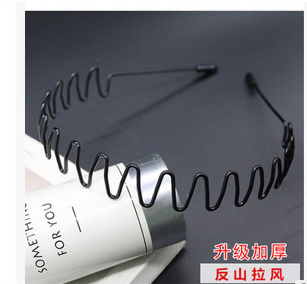 Unisex Metal Wavy Spring Hair