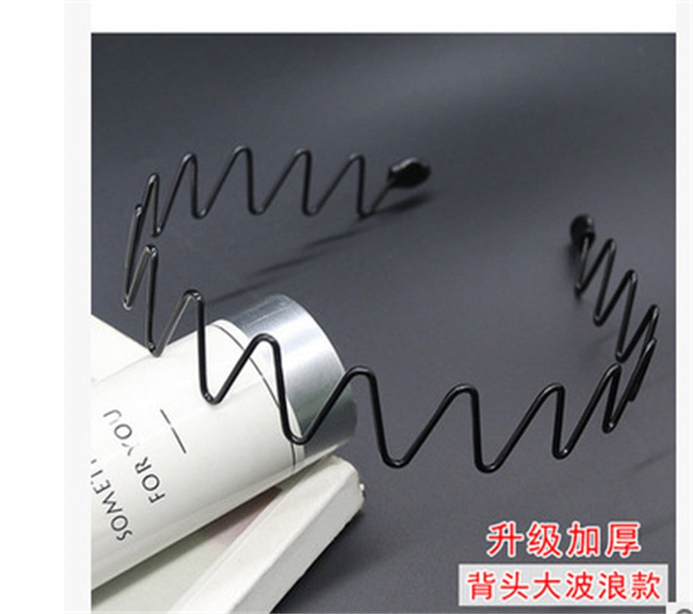 Unisex Metal Wavy Spring Hair