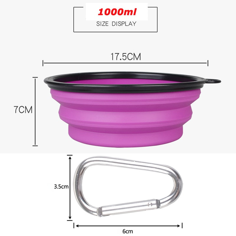 Pet Folding Silicone Bowl